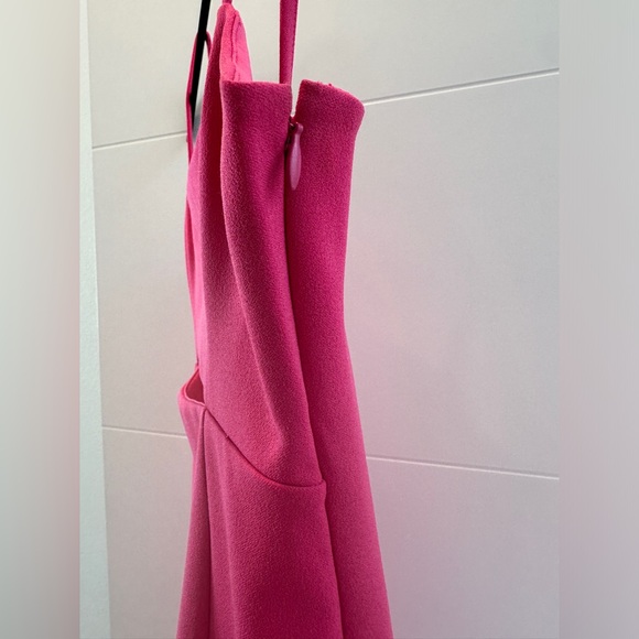 Leith pink spaghetti strap bodycon mini dress summer party luxury formal event S - Picture 12 of 15